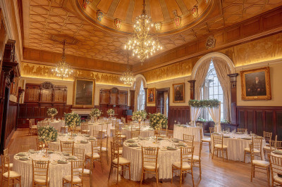 The Grand Hall set up for an event