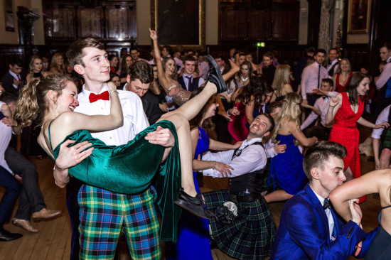 Dancers at a ceilidh