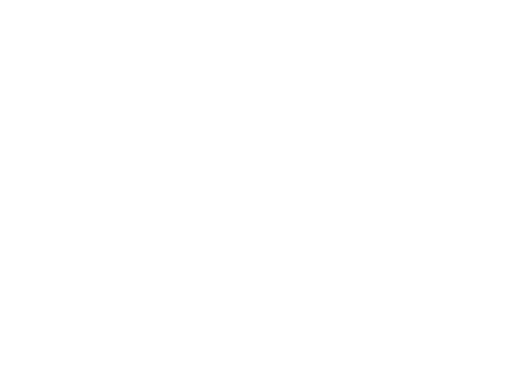 Trades Hall drawn in white